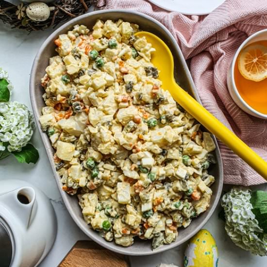 Russian Potato Salad - Recipe photo by WholesomeCook