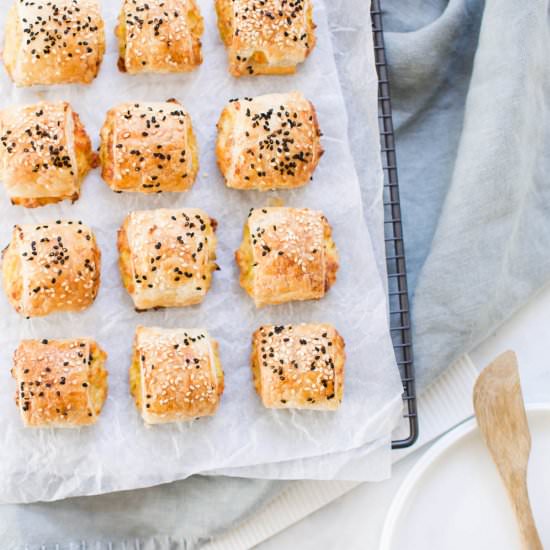 Vegetarian Sausage Rolls - Recipe photo by Mrs Jones Kitchen