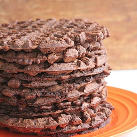 Chocolate Waffles - Recipe photo by Table for 7