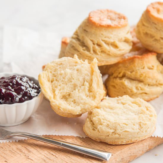 Flakiest Buttermilk Biscuits - Recipe photo by senseandedibility