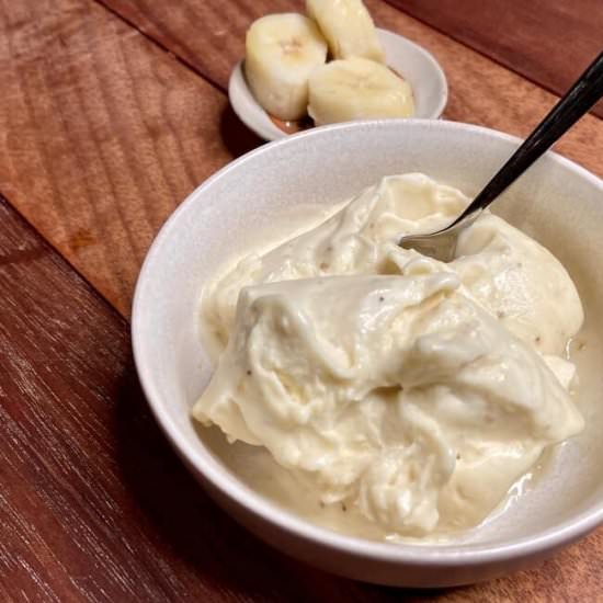 Homemade Banana Ice Cream - Recipe photo by Maplewoodroad.com