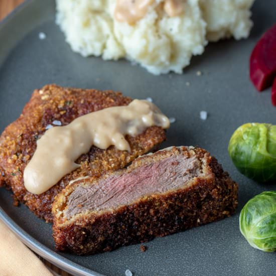 Chicken Fried Venison - Recipe photo by BinkysCulinaryCarnival