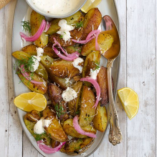 Roasted potato salad - Recipe photo by cherryonmysundae