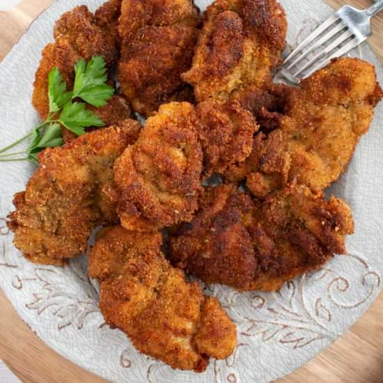 Homestyle Crispy Chicken Strips - Recipe photo by sustain my cooking habit