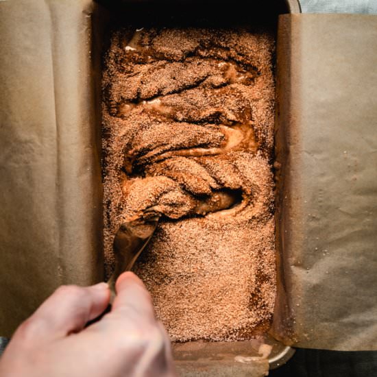Cinnamon Swirl Bread (GF, V) - Recipe photo by kickassbaker