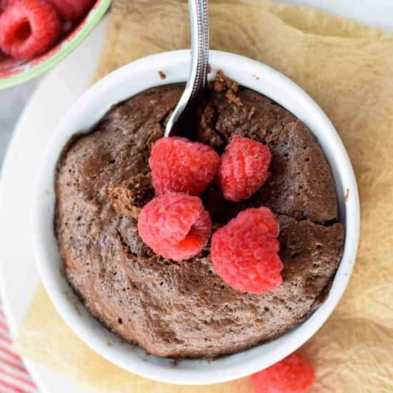 Gluten Free Chocolate Mug Cake - Recipe photo by Seasonal Cravings