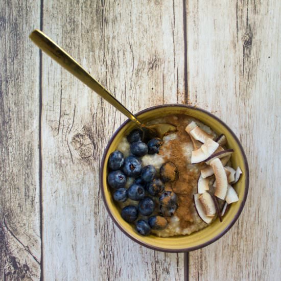 Instant Pot Steel Cut Oatmeal - Recipe photo by caiteyjay