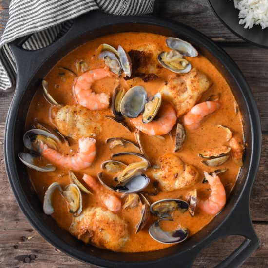 Monkfish with honey mushroom sauce - Recipe photo by Exquisit