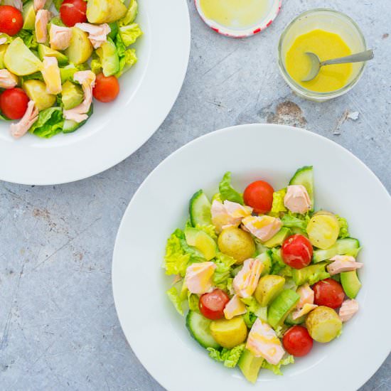 Salmon, Avocado and Potato Salad - Recipe photo by easypeasyfoodie
