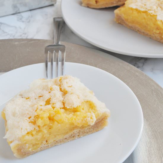 Mini lemon tart with foam - Recipe photo by rabarbarowo