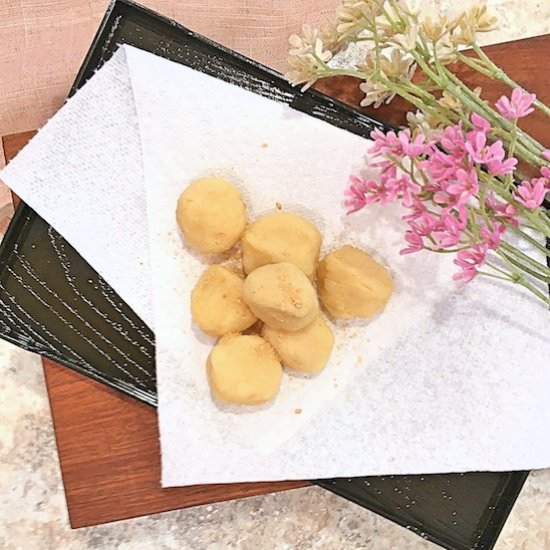 Japanese tofu mochi dessert - Recipe photo by Homemade Japanese Food