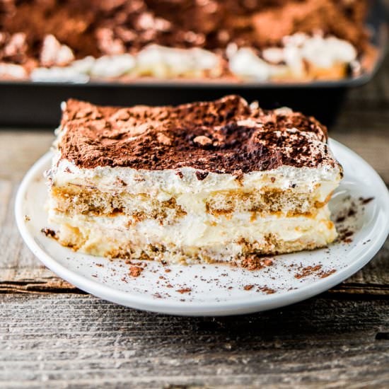 Tiramisu - Recipe photo by Four to Cook For