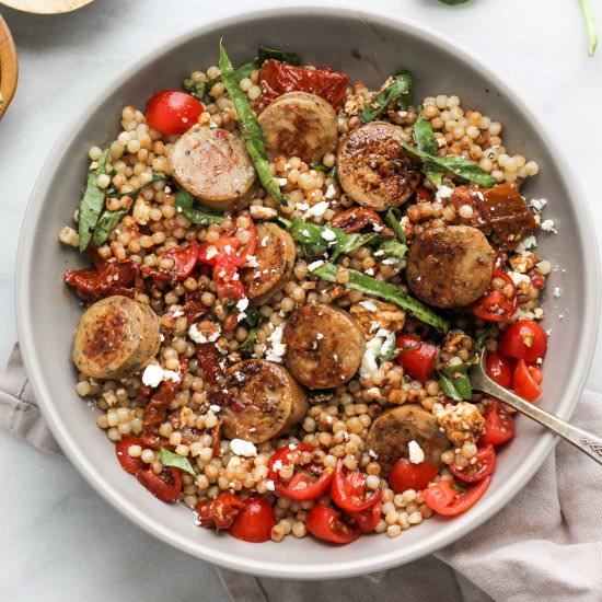 Sundried Tomato Bruschetta Bowls - Recipe photo by ourbalancedbowl