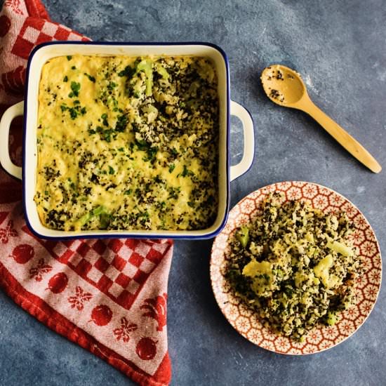 Cheesy broccoli quinoa bake - Recipe photo by cookeatlivelove