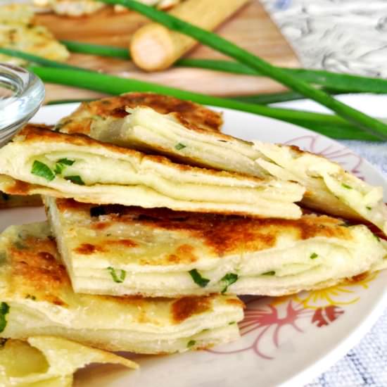 Scallion Pancake - Recipe photo by Taste of Asian Food