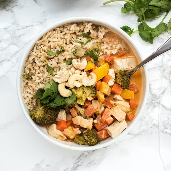 Vegan Thai Red Curry - Recipe photo by Plentyfullvegan