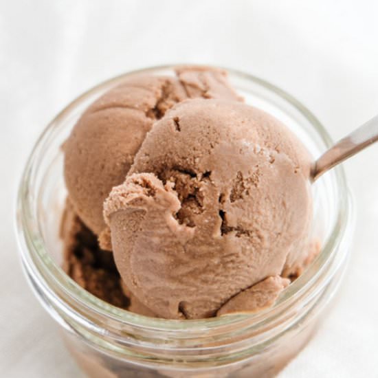 Chocolate Coconut Ice Cream - Recipe photo by instantveg