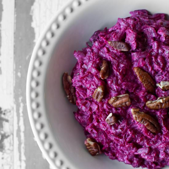 Beet Salad w/ Pecans - Recipe photo by basilanddill