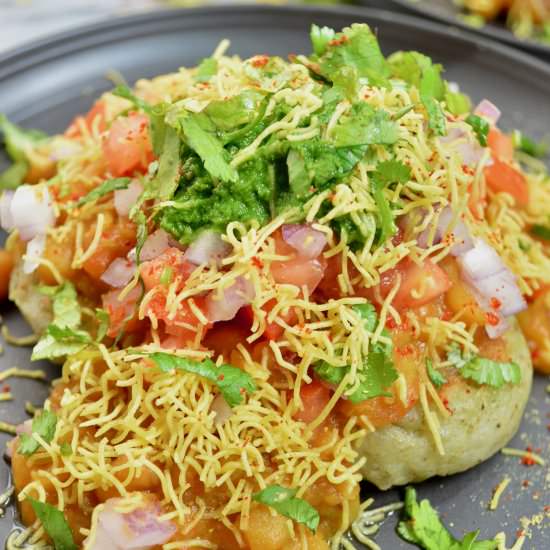 RAGDA PATTICE – INSTANT POT - Recipe photo by myvegetarianroots