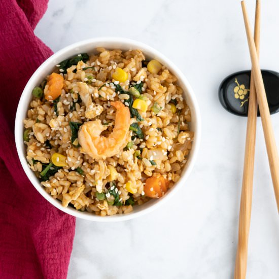 Shrimp Fried Rice - Recipe photo by heartypalate