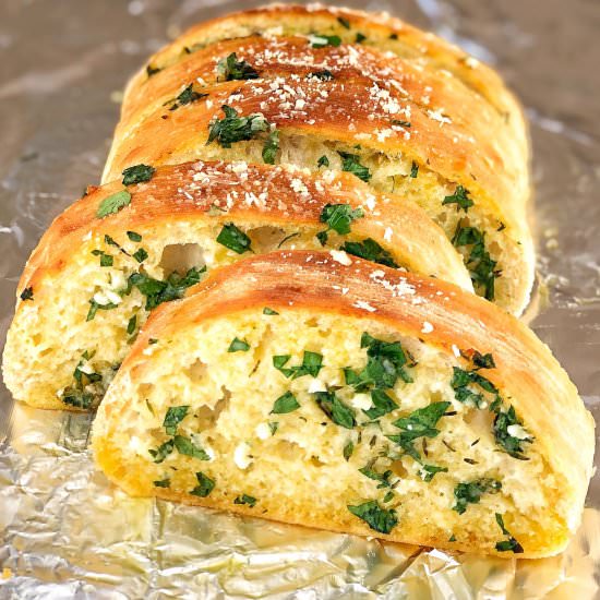 Ciabatta Garlic Bread - Recipe photo by chef not required