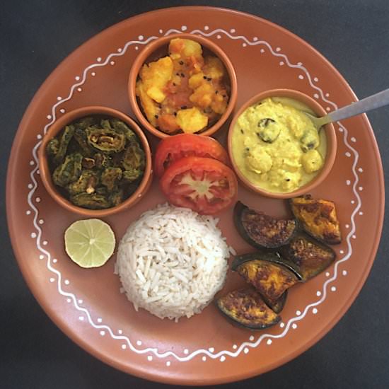 Baingan ka Bhaja - Recipe photo by steamingpot