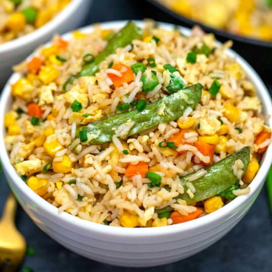 Egg Fried Rice - Recipe photo by peasandpeonies