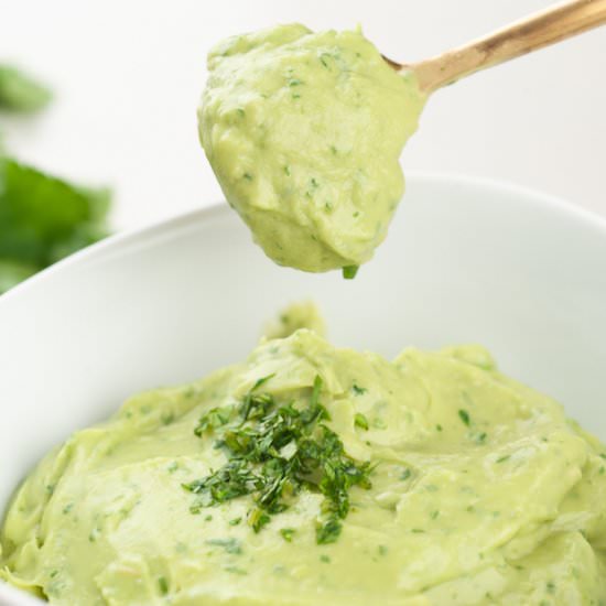 Vegan Avocado Crema (Dairy-free) - Recipe photo by avocadocentric