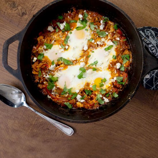 Easy Shakshouka Recipe - Recipe photo by Global Bakes