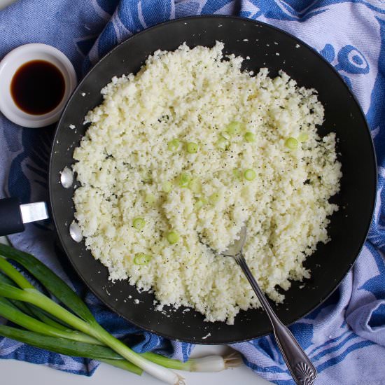 Easy Cauliflower Rice - Recipe photo by splurgewithella