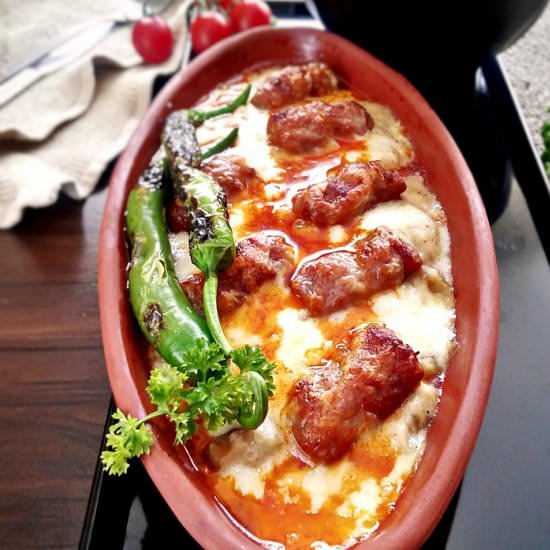 Fırında Beğendili Köfte - Recipe photo by MyHomeDiaryinTurkey