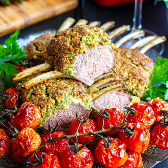 Crusted Rack Of Lamb With Herbs - Recipe photo by IrenaMacri