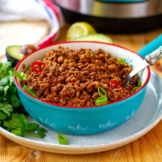 Instant Pot Taco Meat - Recipe photo by IrenaMacri