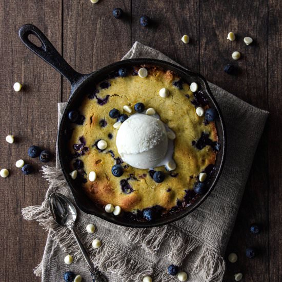 Skillet orange blondie - Recipe photo by PoLaBaker