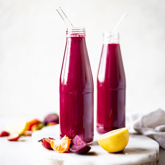 Blender Beet Juice - Recipe photo by Healthy Little Vittles