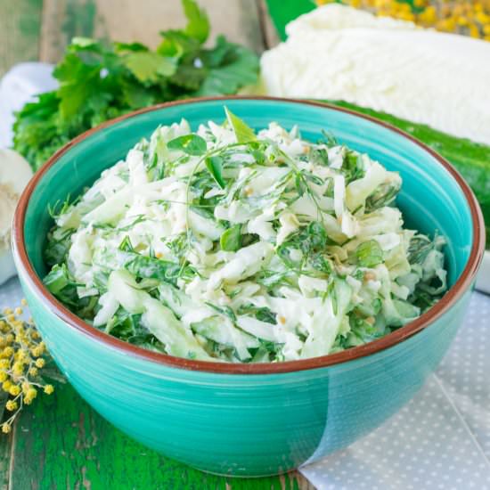 Chinese Cabbage and Cucumber Salad - Recipe photo by niftyrecipe