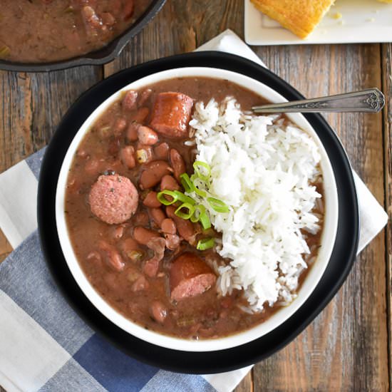 Slow Cooker New Orleans Red Beans - Recipe photo by casablancacooks