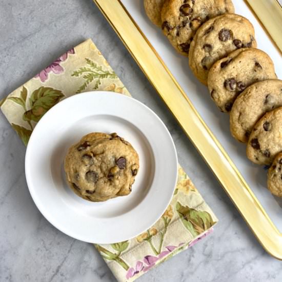 Sourdough Chocolate Chip Cookies - Recipe photo by thebrookcook.wordpress.com