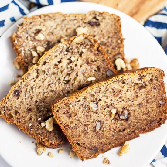 Roasted Banana Bread - Recipe photo by therusticfoodie