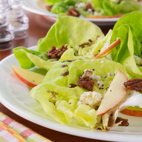 Butter Lettuce with Blue Cheese - Recipe photo by For the Love of Cooking