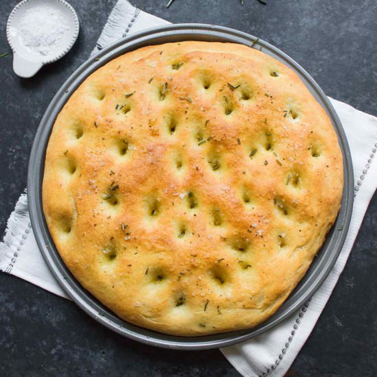 Rosemary Focaccia - Recipe photo by SoupAddict
