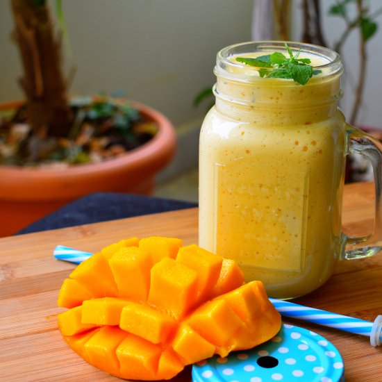 Mango milkshake - Recipe photo by swatipaathak