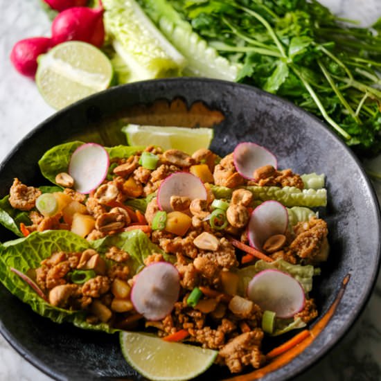 Easy Thai Lettuce Wraps - Recipe photo by kendallwross
