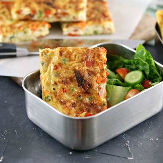 Confetti Vegetable Impossible Pie - Recipe photo by SouthernInLaw