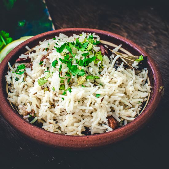 Jeera Rice – Indian Cumin Rice - Recipe photo by Anu@MyGingerGarlicKitchen