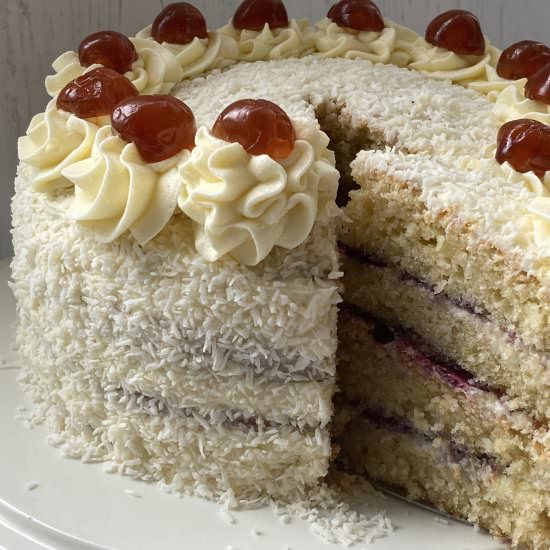 Vanilla and Coconut Cake - Recipe photo by TraditionaHomeBaking