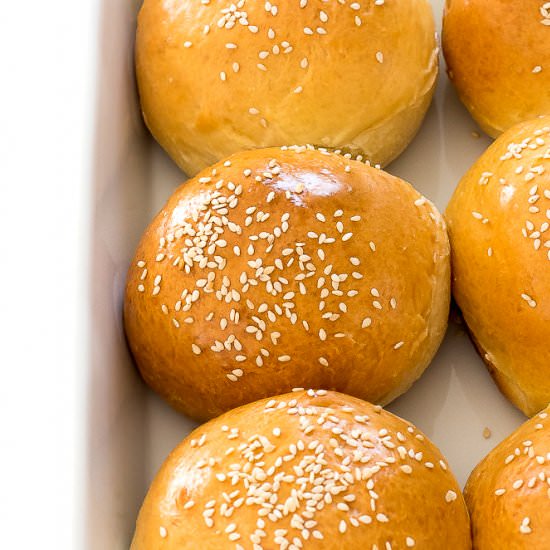 Homemade Burger Buns - Recipe photo by ChefSavvy