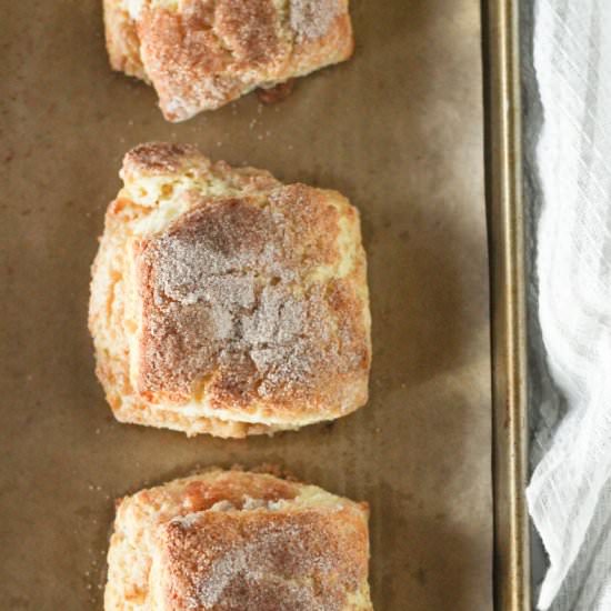 Snickerdoodle Scones - Recipe photo by DoughEyedBlog