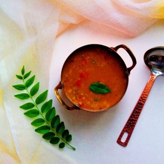 Tiffin Sambar - Recipe photo by livingsmartandhealthy