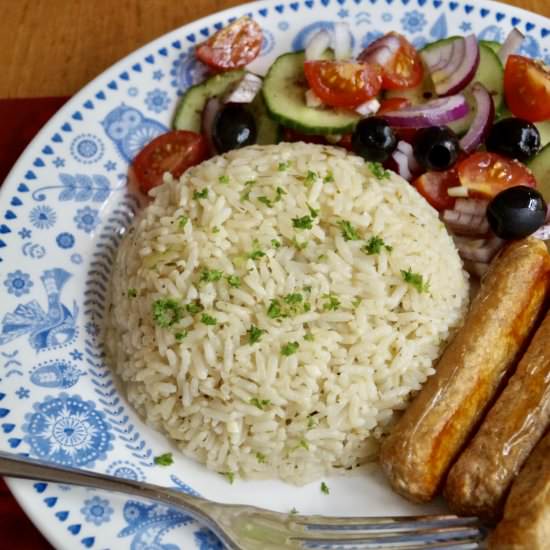 lemon herb rice - Recipe photo by whatjessicabakednext
